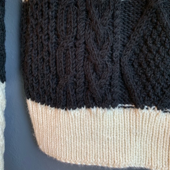 J Crew Womens Hand Knit Chunky Wool Sweater Small - Picture 7 of 8